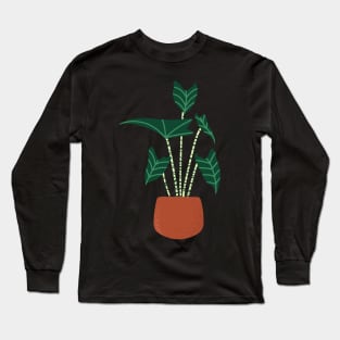 Alocasia zebrina plant Long Sleeve T-Shirt